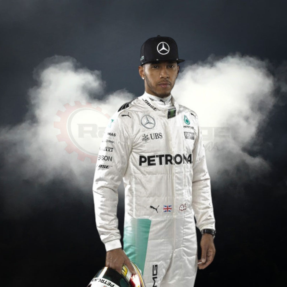 2016 Lewis Hamilton PETRONAS Mercedes F1 Race Suit REPLICA
