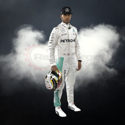 2016 Lewis Hamilton PETRONAS Mercedes F1 Race Suit REPLICA