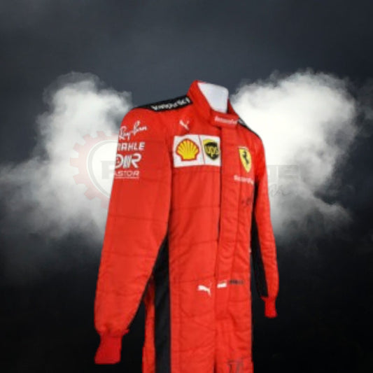 2020 Charles Leclerc Ferrari F1 Race Suit REPLICA