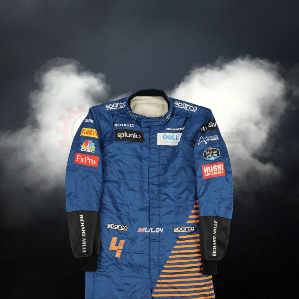 2020 Formula 1 Race Costume Lando Norris Mcleran