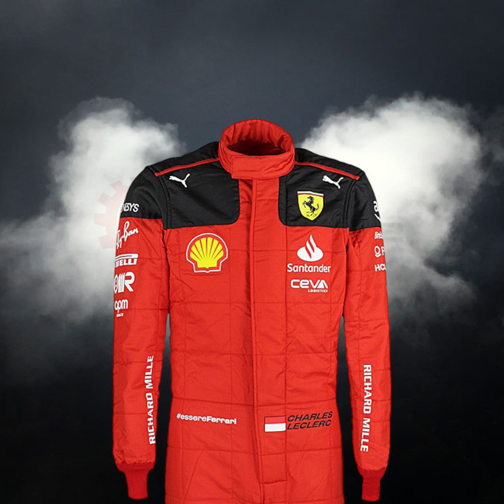 2023 Charles Leclerc Ferrari F1 Race Suit REPLICA