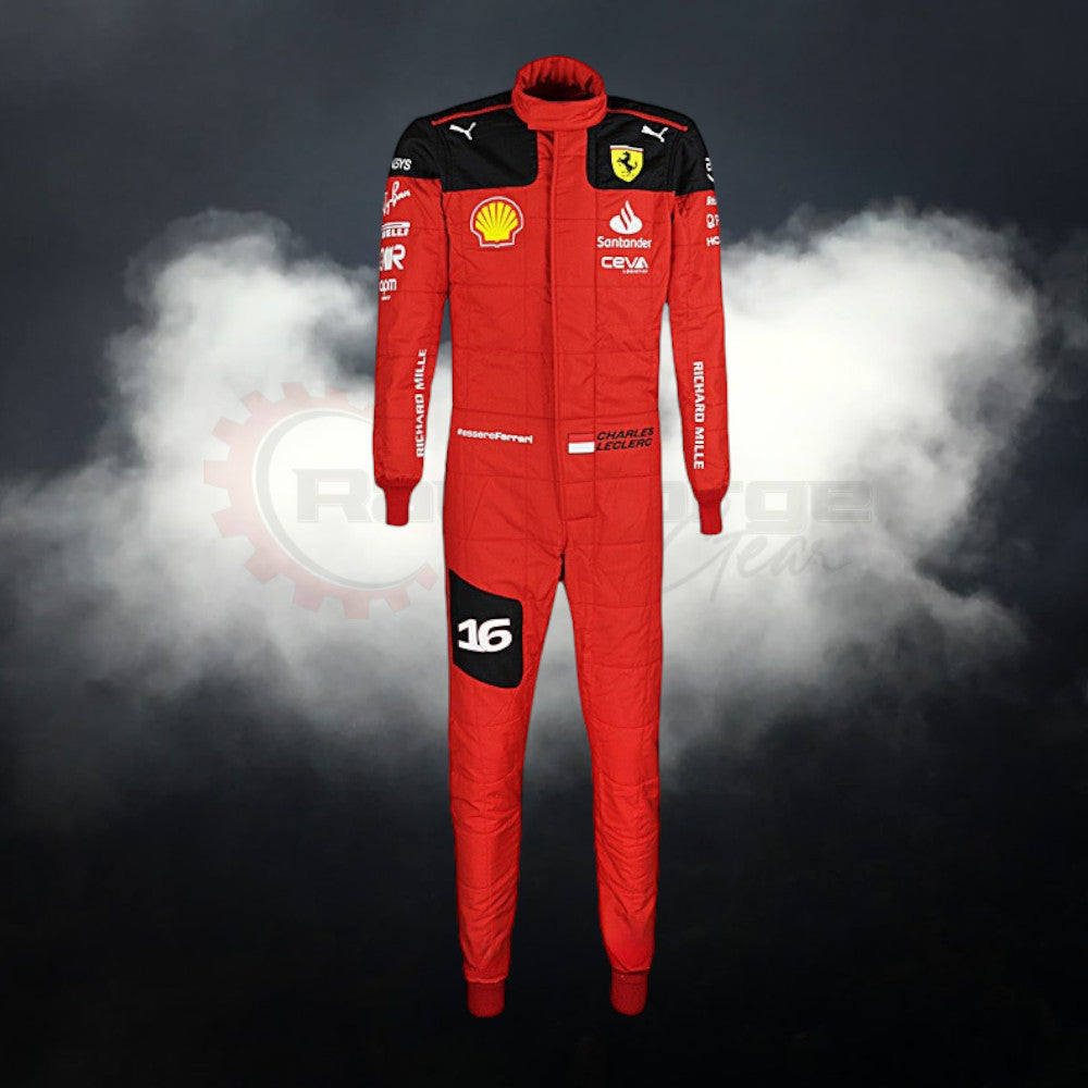 2023 Charles Leclerc Ferrari F1 Race Suit REPLICA