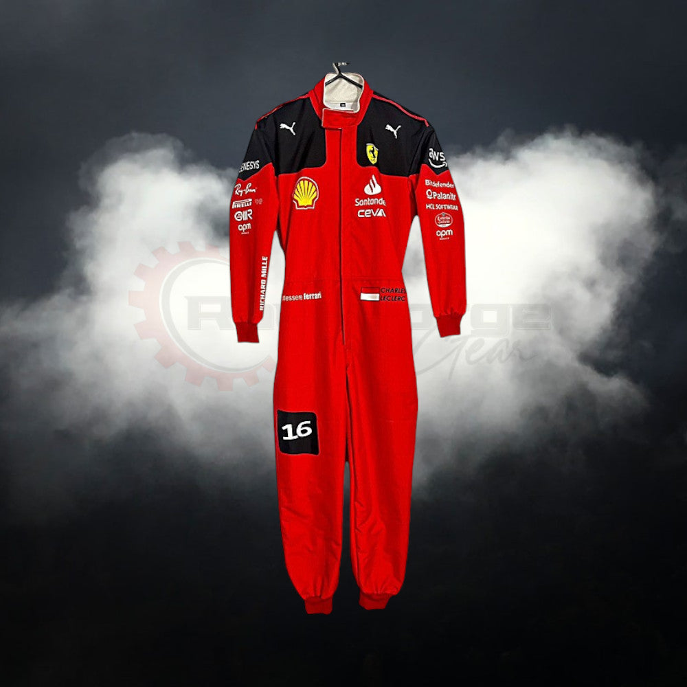 2023 Charles Leclerc Ferrari F1 Race Suit REPLICA