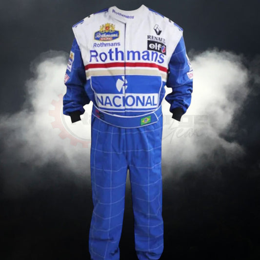Ayrton Senna F1 Embroidered Racing Suit
