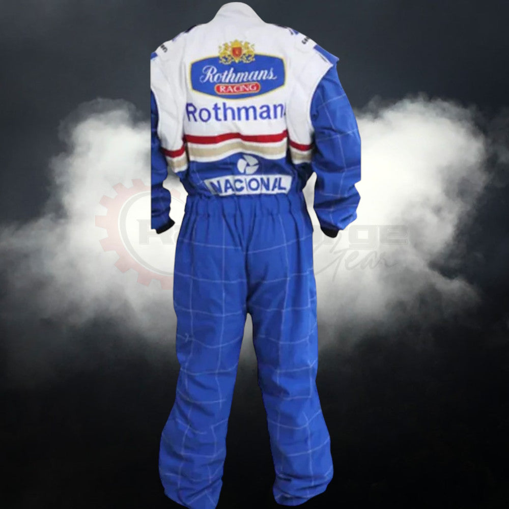 Ayrton Senna F1 Embroidered Racing Suit