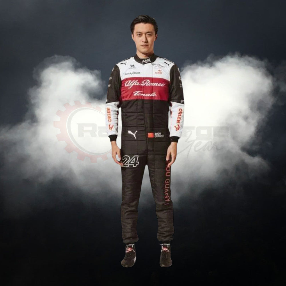 Costume 2022 F1 Race Zhou Guanyu Alfa Romeo