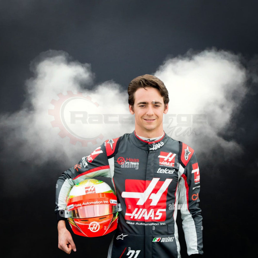 Costume Formual 1 Racing Esteban Gutiérrez Haas 2016