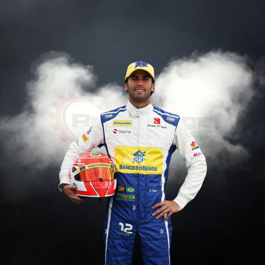 Costume Formual 1 Racing Felipe Nasr Sauber 2016