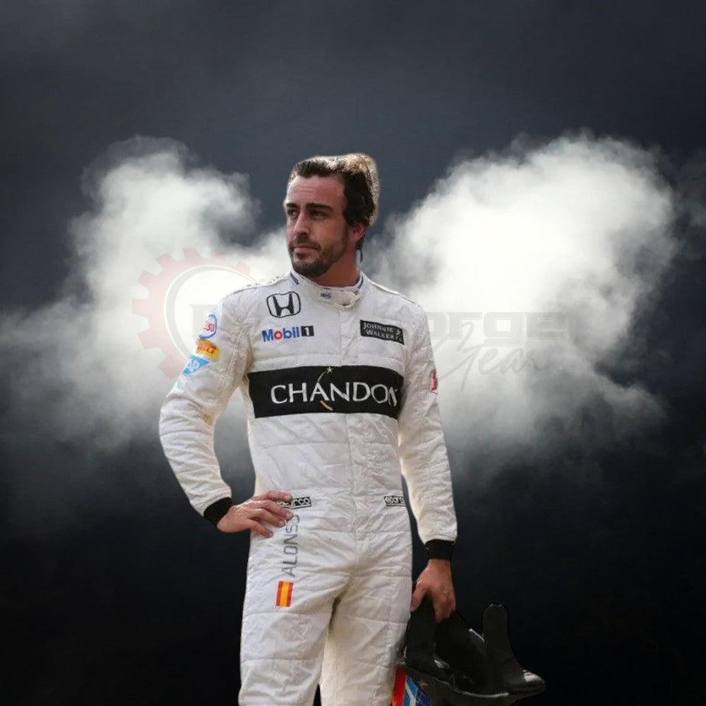 Costume Formual 1 Racing Fernando Alonso Mclaren 2016