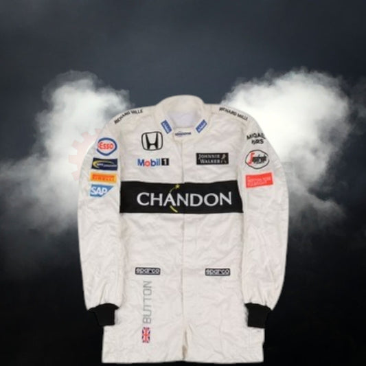 Costume Formual 1 Racing Jenson Button Mclaren 2016