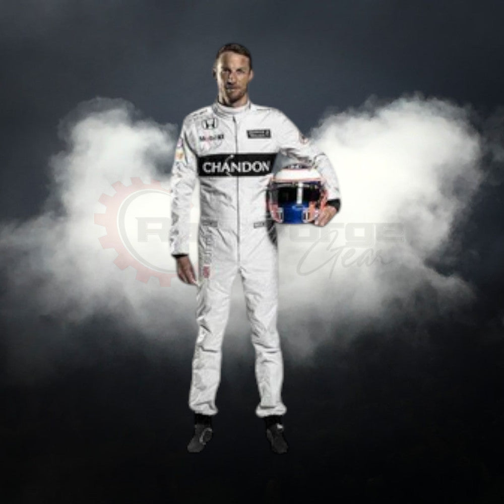 Costume Formual 1 Racing Jenson Button Mclaren 2016