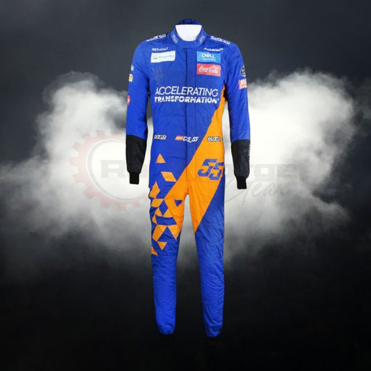 Costume Replica F1 Race Carlos Sainz Mclaren 2019