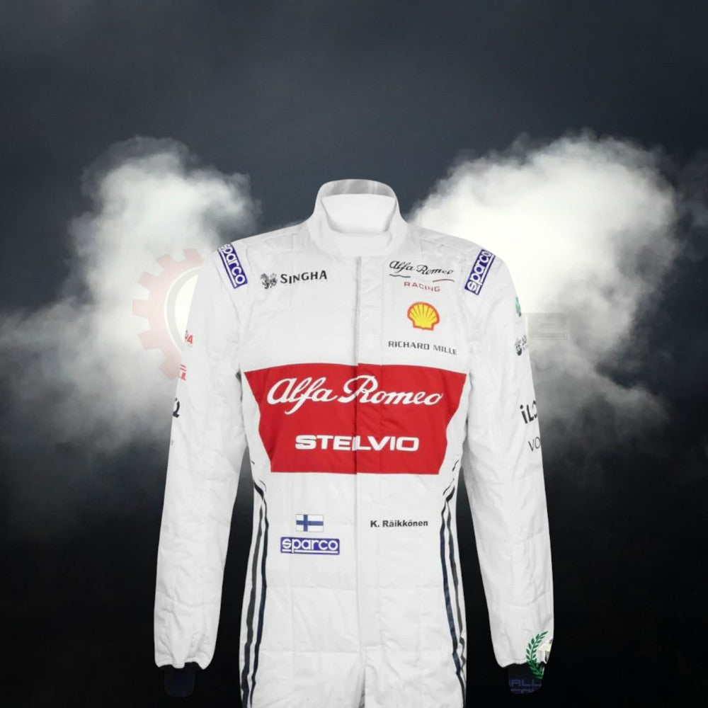 Costume Replica F1 Race Kimi Räikkönen Alfa Romeo 2019