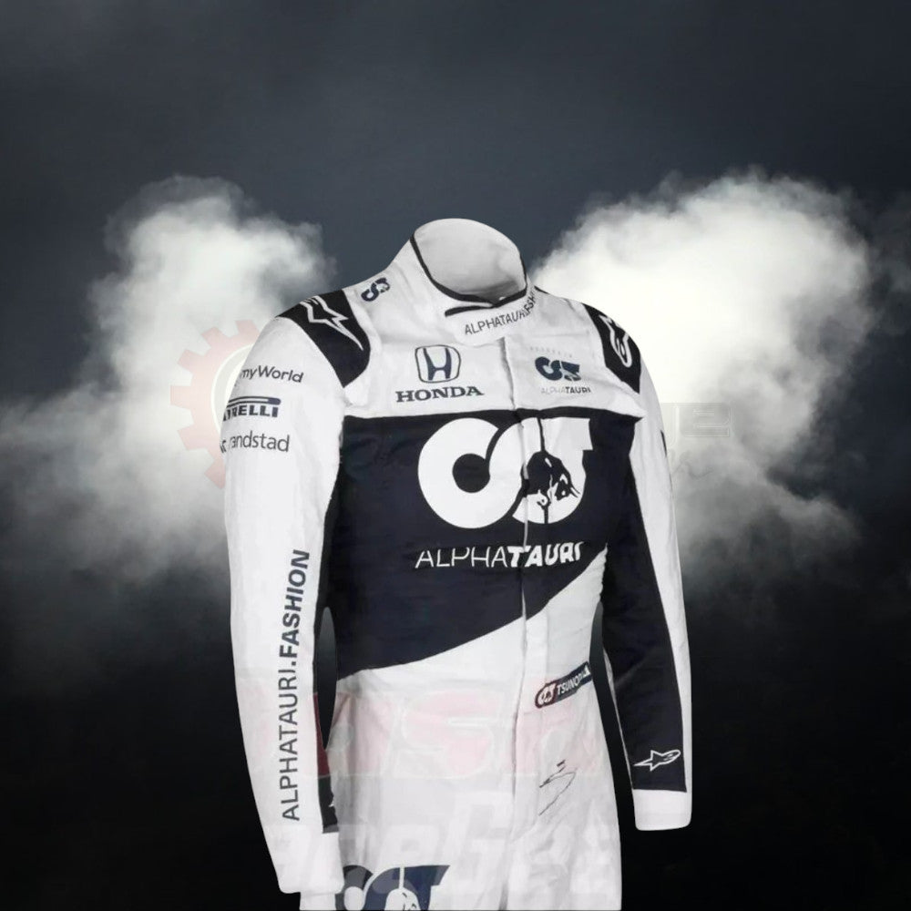 Costume Replica F1 Race Yuki Tsunoda AlphaTauri 2021