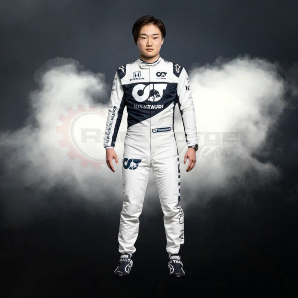 Costume Replica F1 Race Yuki Tsunoda AlphaTauri 2021