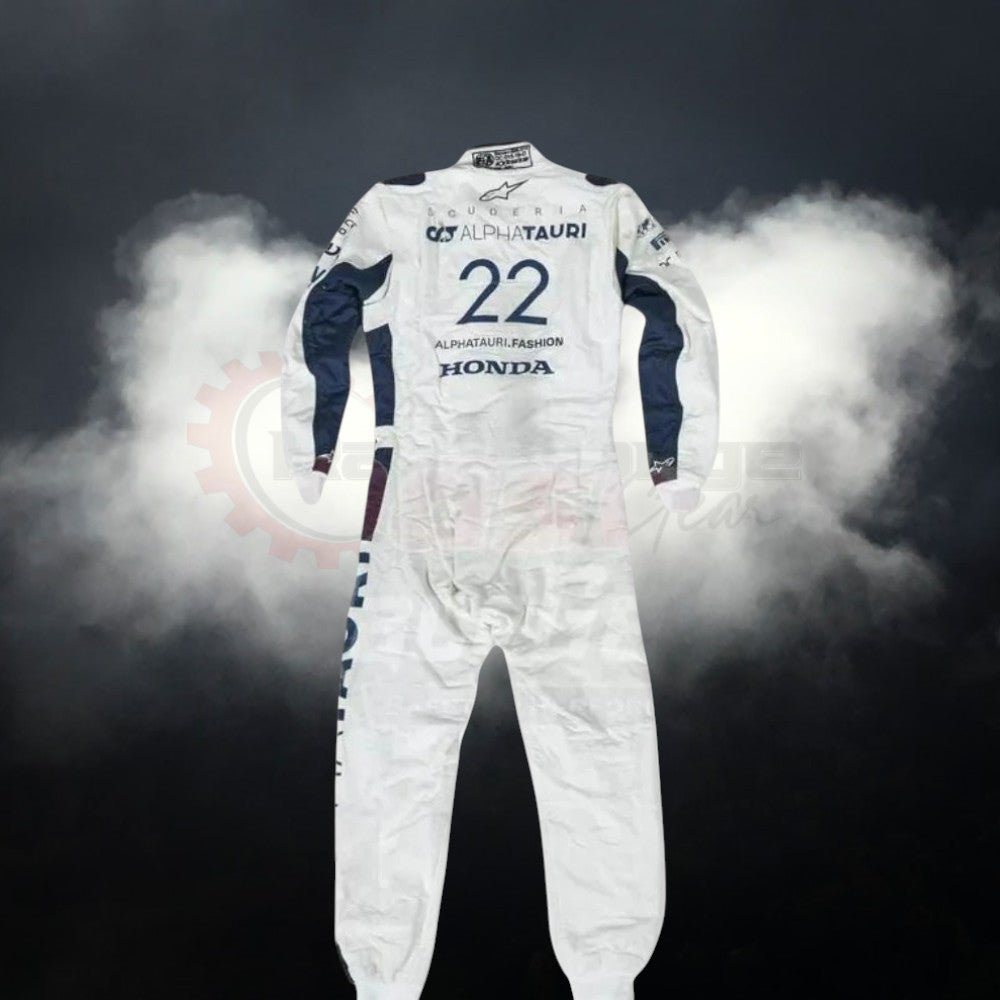 Costume Replica F1 Race Yuki Tsunoda AlphaTauri 2021