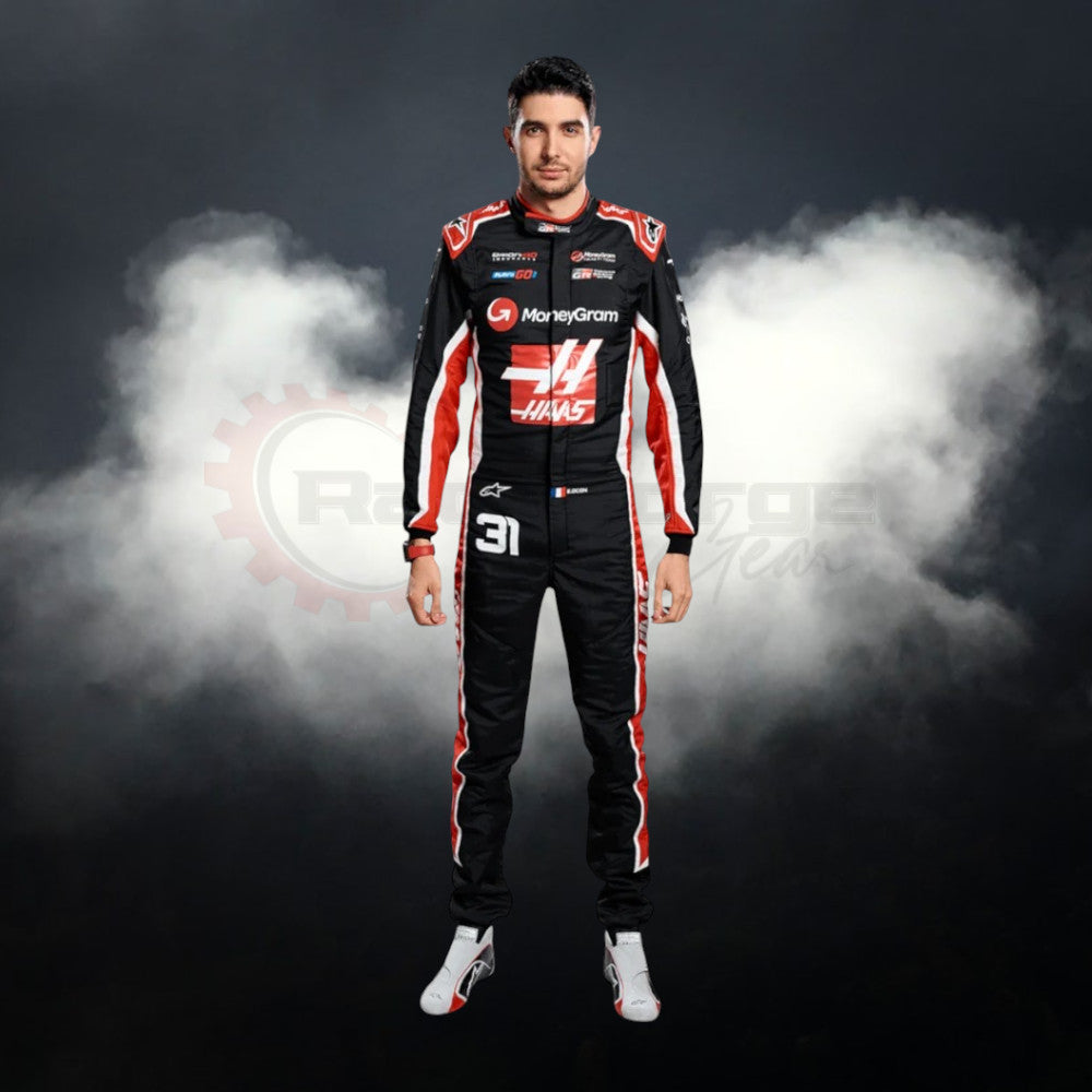 Esteban Ocon Haas F1 Team Racing Costume 2025