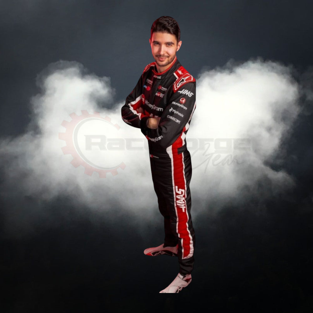 Esteban Ocon Haas F1 Team Racing Costume 2025