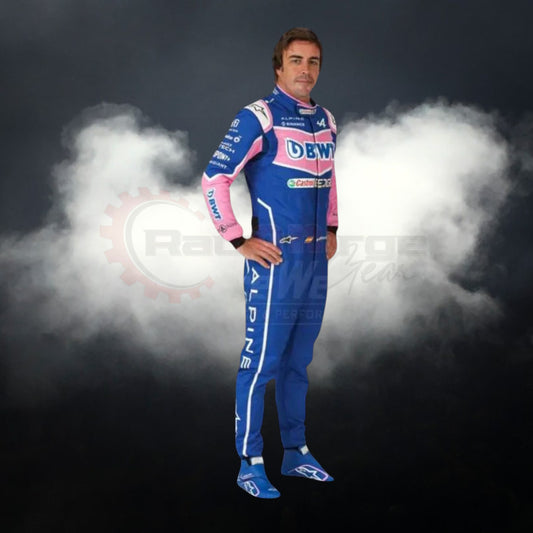 F1 Costume Replica Fernando Alonso Alpine 2022