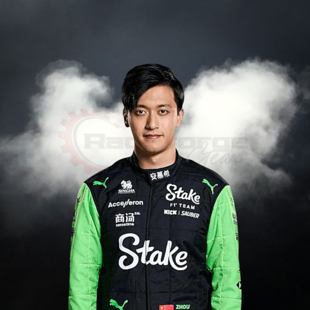 Formula 1 Racing Costume Zhou Guanyu Alfa Romeo 2024