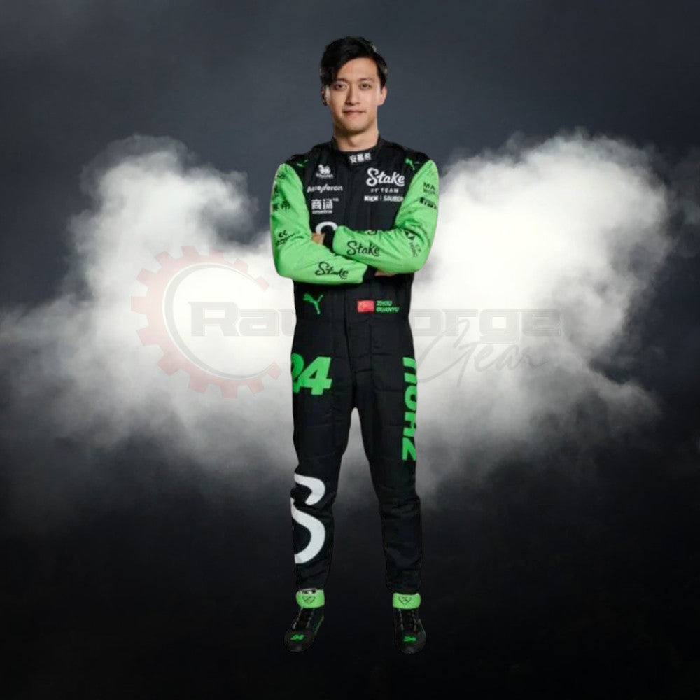 Formula 1 Racing Costume Zhou Guanyu Alfa Romeo 2024
