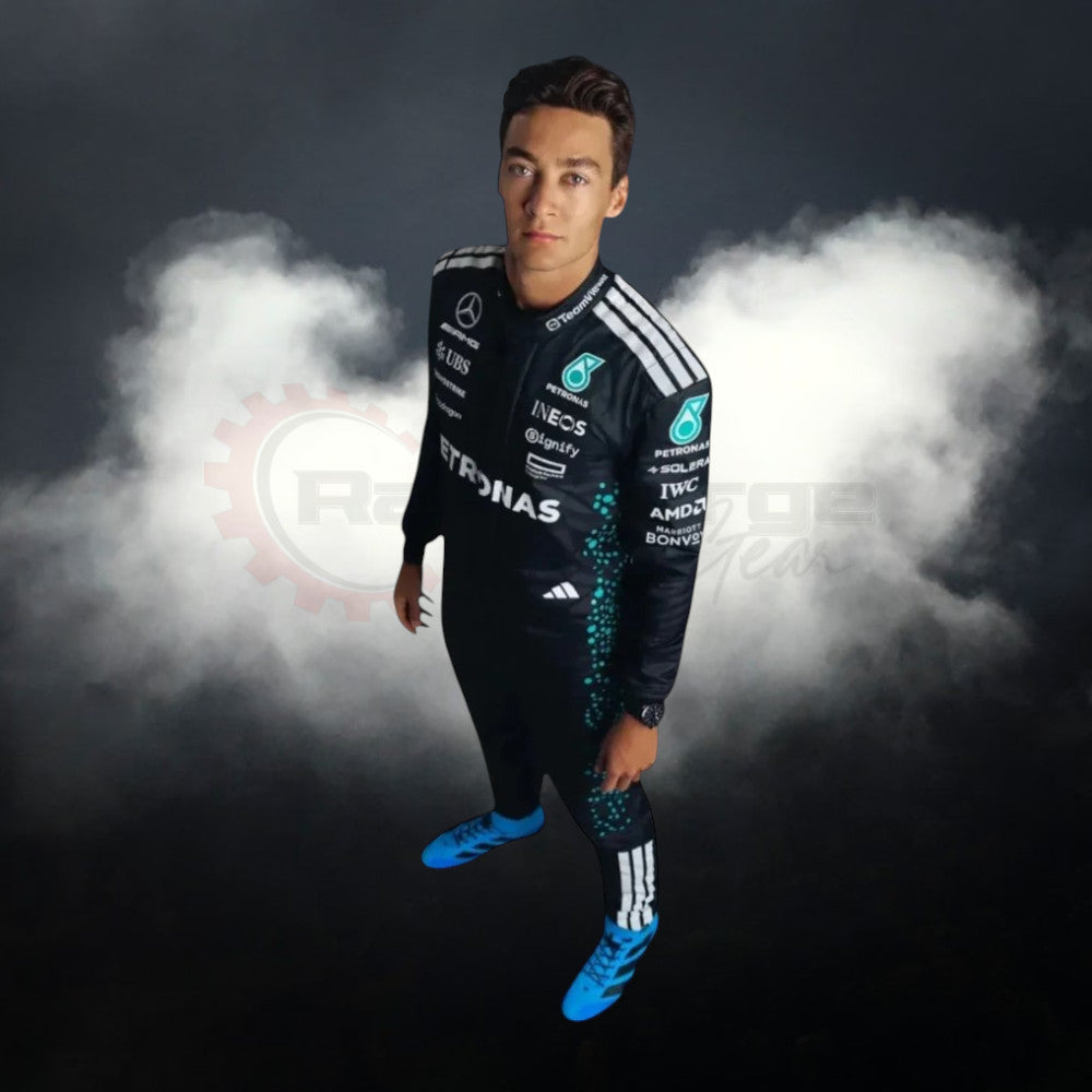 George Russell Mercedes F1 Racing Suit 2025