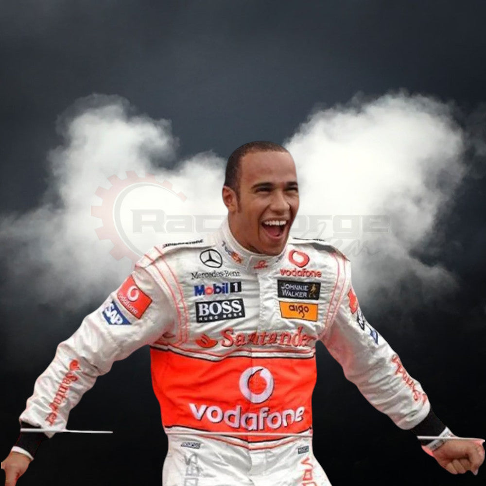 McLaren:Lewis Hamilton F1 Race embroidery Suit 2008s