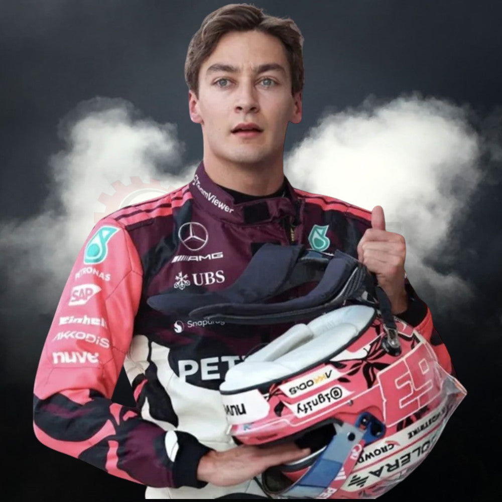 Mercedes George Russell Miami GP 2025 Racing Suit