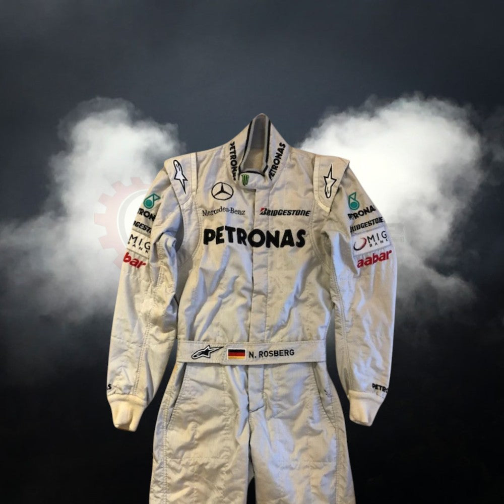 Nico Rosberg Mercedes 2010s F1 Race Suit