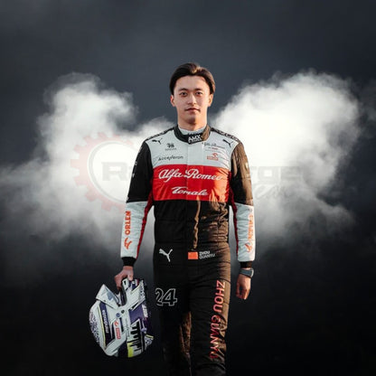 Costume 2022 F1 Race Zhou Guanyu Alfa Romeo