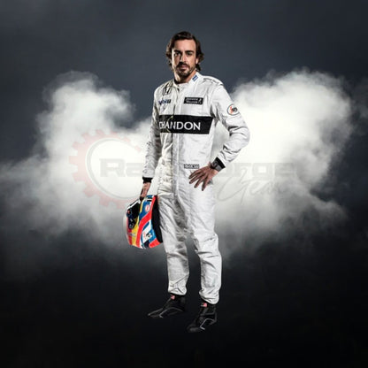 Costume Formual 1 Racing Fernando Alonso Mclaren 2016