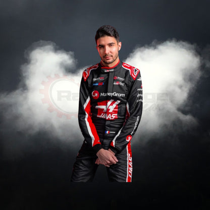 Esteban Ocon Haas F1 Team Racing Costume 2025