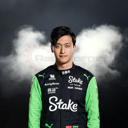 Formula 1 Racing Costume Zhou Guanyu Alfa Romeo 2024